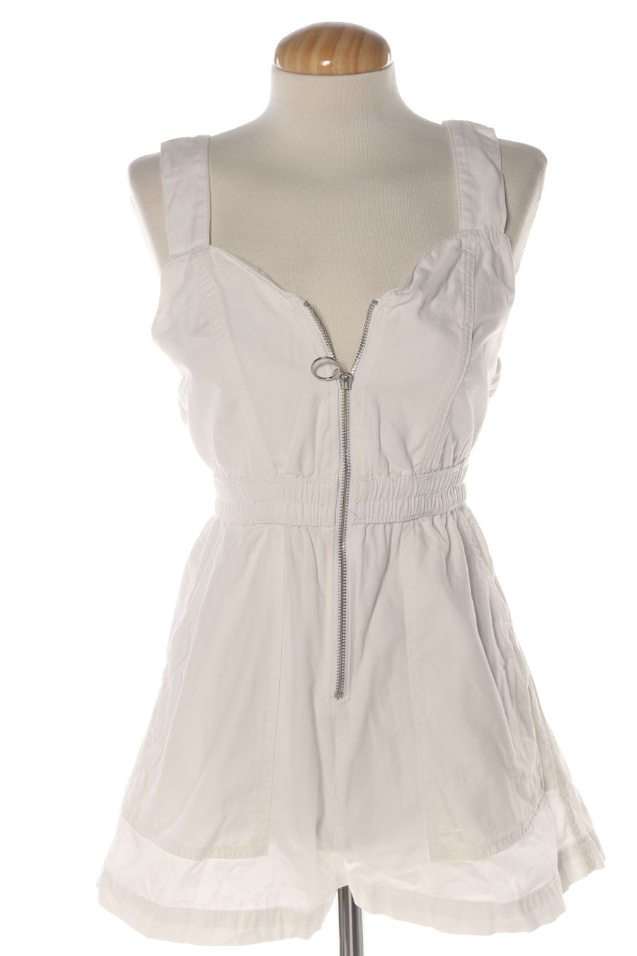 Jumpsuit von Bershka Größe XS, Farbe Weiss, für