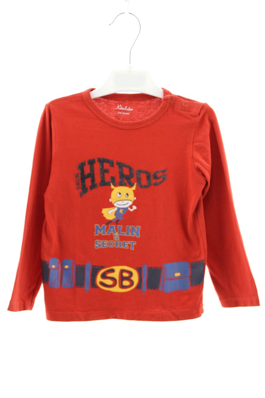 T-shirt manches longues Kimbaloo de la taille 2 ans de seconde main