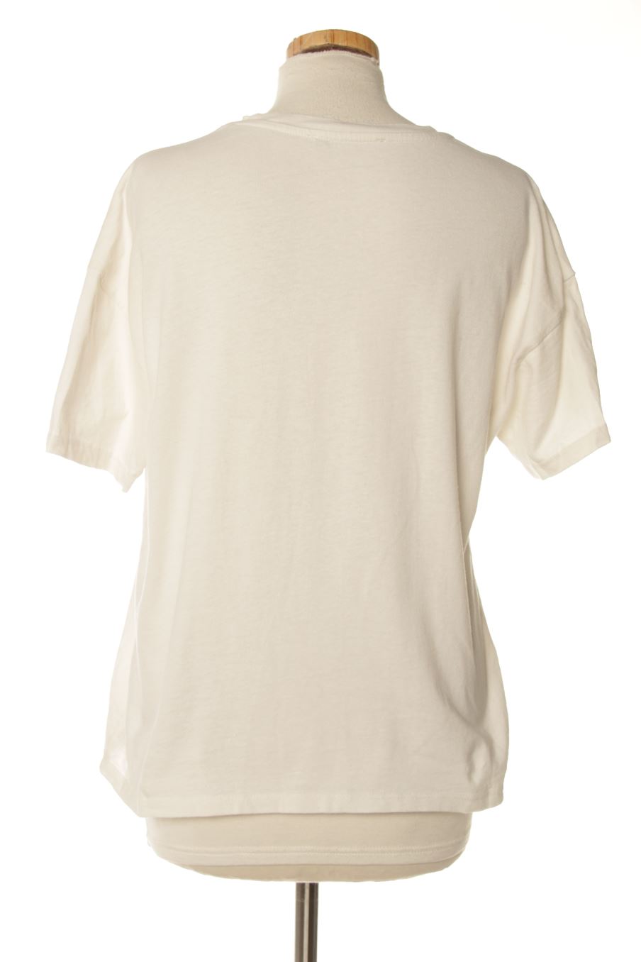 T-shirt Pull & Bear de la taille S, de couleur blanc