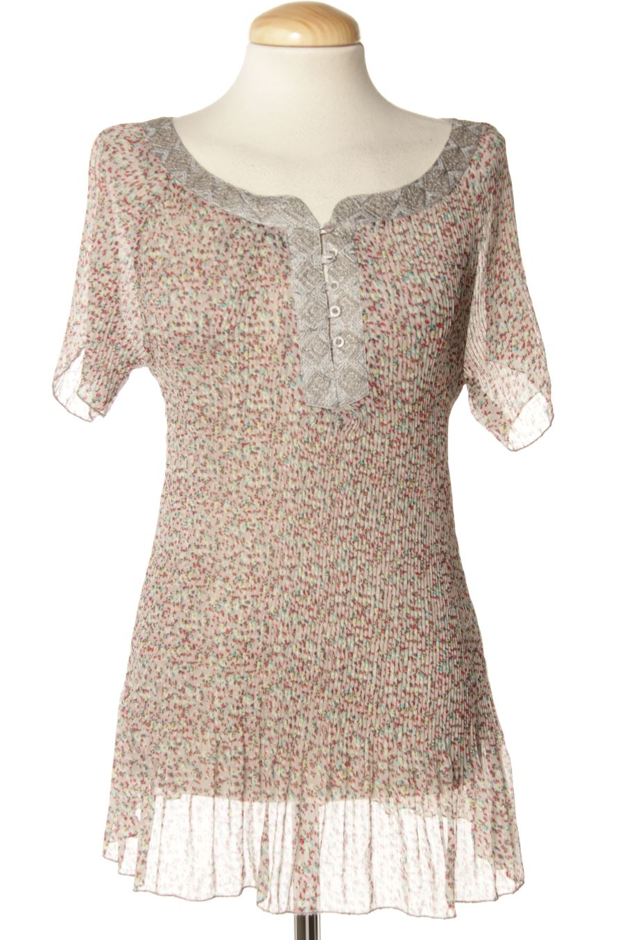 Blouse à manches courtes Mango de la taille M, de couleur imprimés