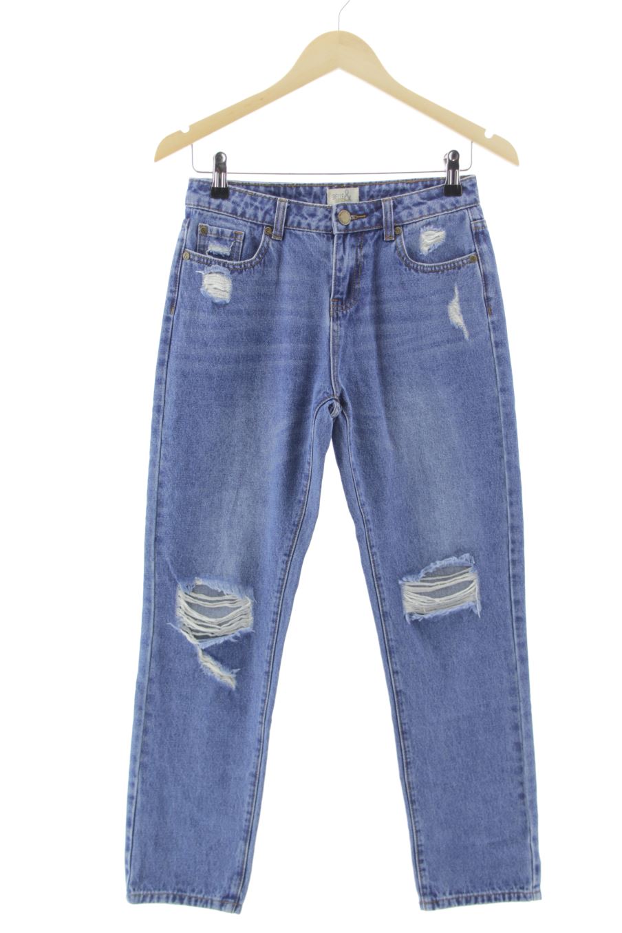 Jeans Belle & rebel de la taille XS, de couleur bleu de denim