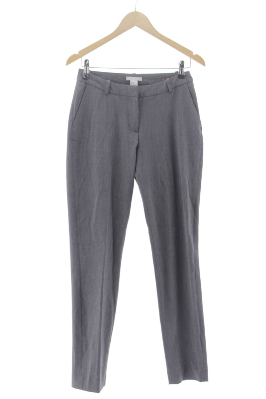 Pantalón de H&M de la talla 34, de color gris