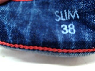 Jeans Monoprix Femme de la taille 38, de couleur bleu de denim