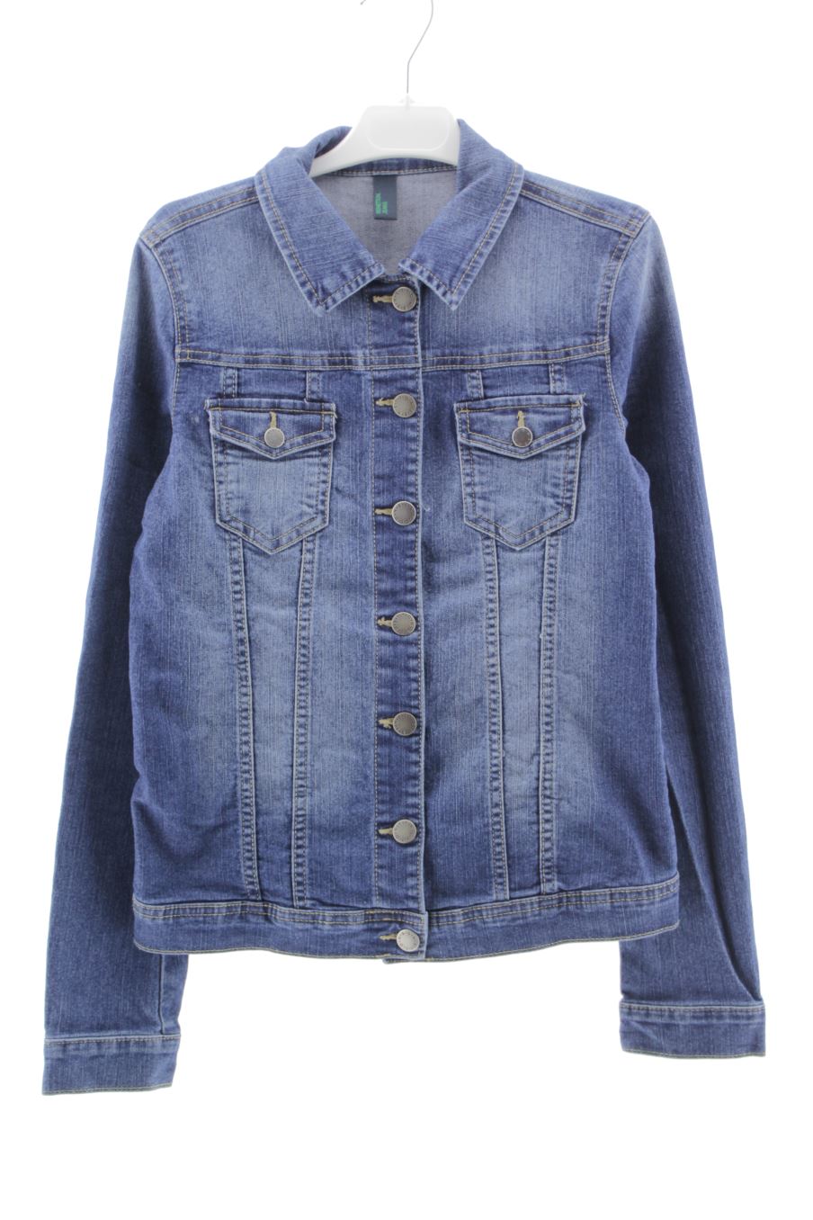 Blouson Benetton de la taille 11 ans de denim de seconde main