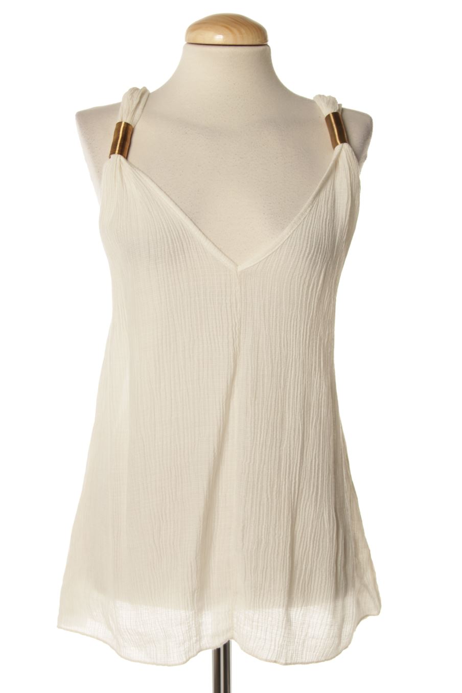 Top de Letiz de la talla M, de color blanco