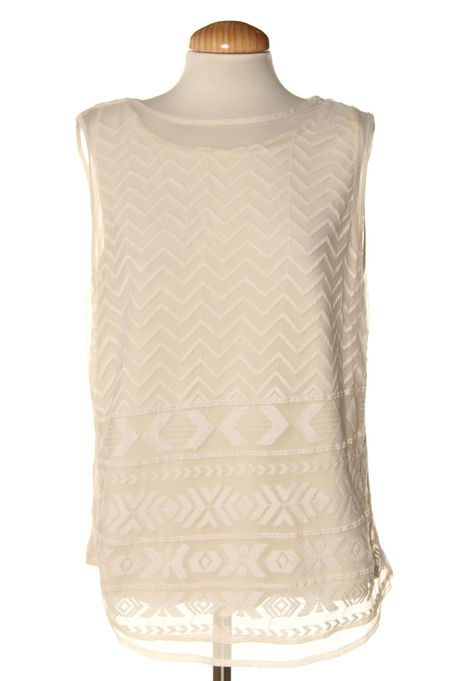 Top Vila de la taille L, de couleur beige