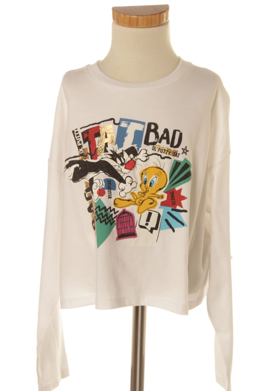 Camiseta de manga larga de Desigual de la talla 7 años con etiqueta