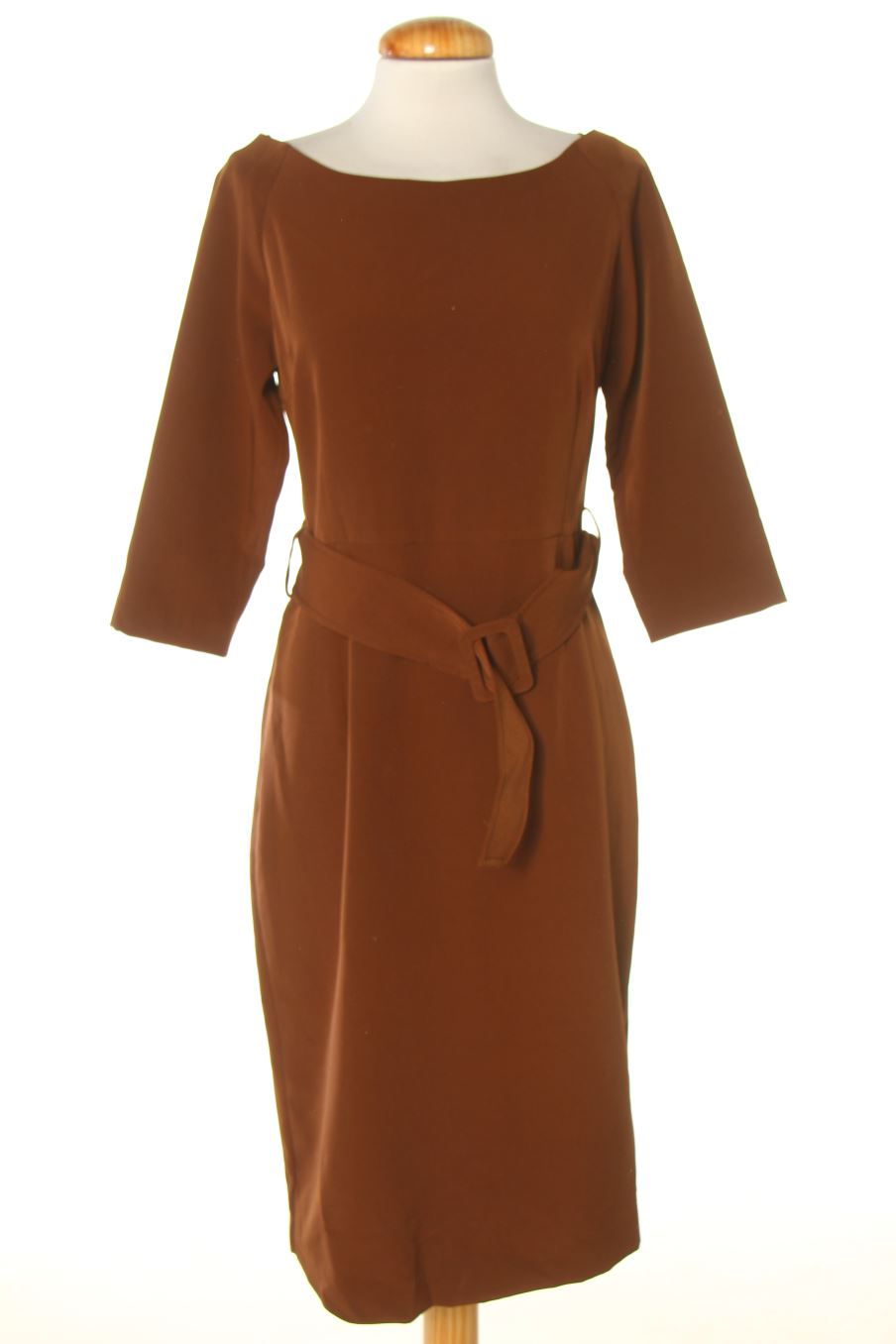 Robe casual Linú Wear de la taille L, de couleur marron