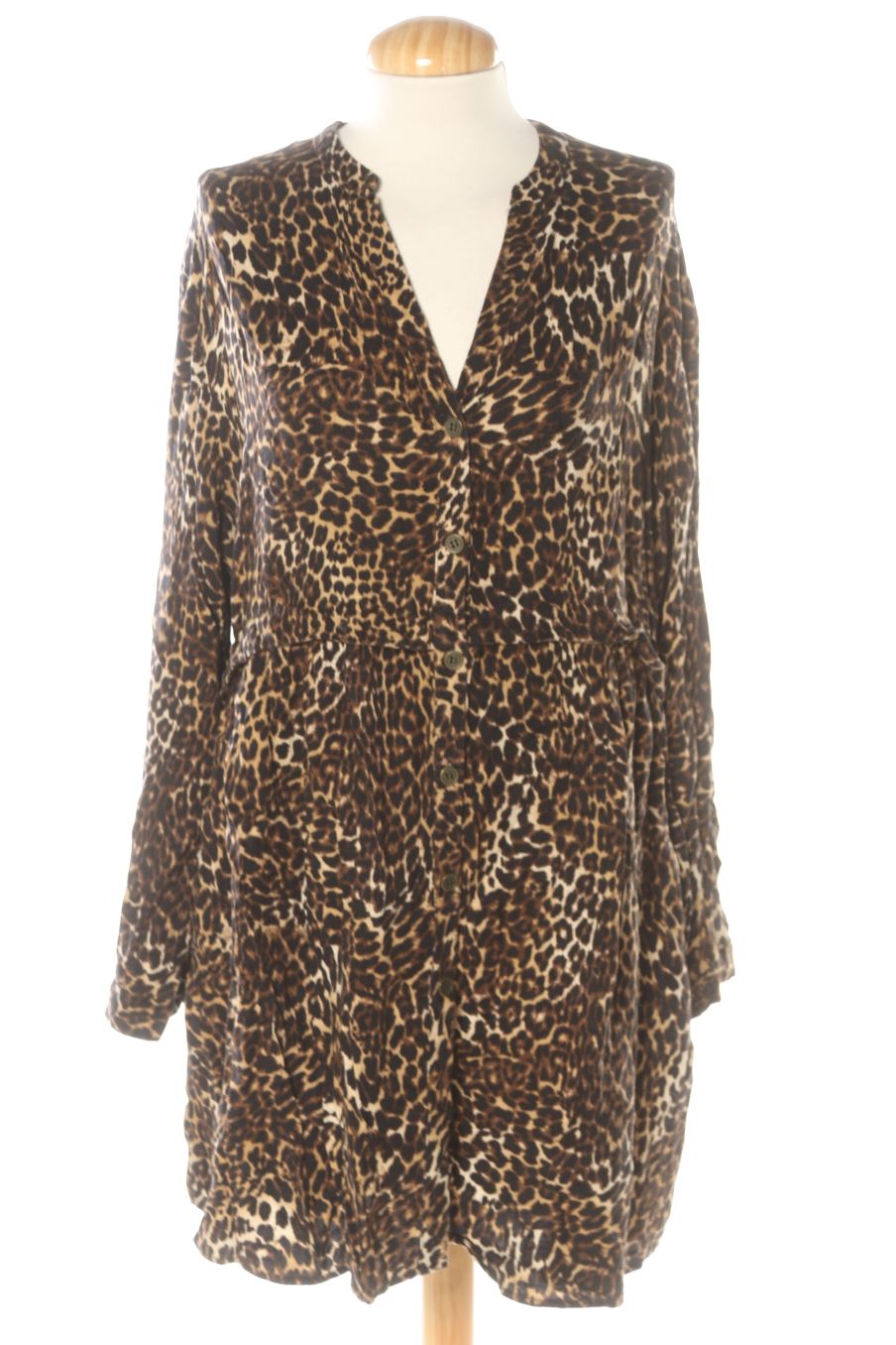 Robe casual Zara de la taille XL, de couleur animal print