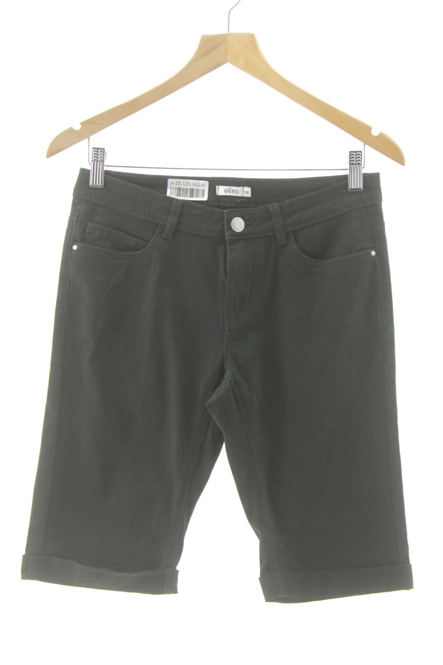 Shorts Gémo de la taille 38, de couleur noir
