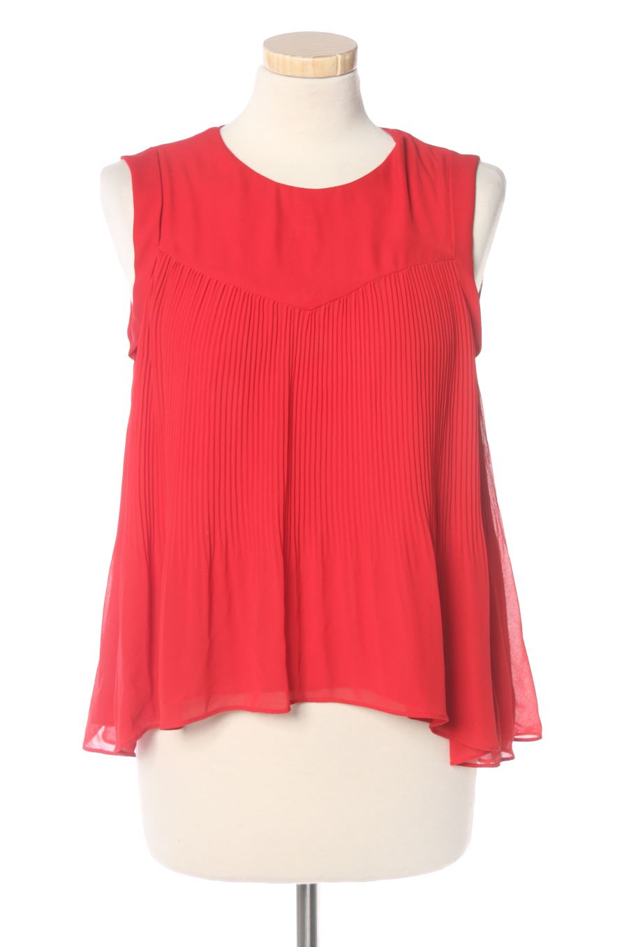 Blouse à manches courtes Trafaluc de la taille XS, de couleur rouge