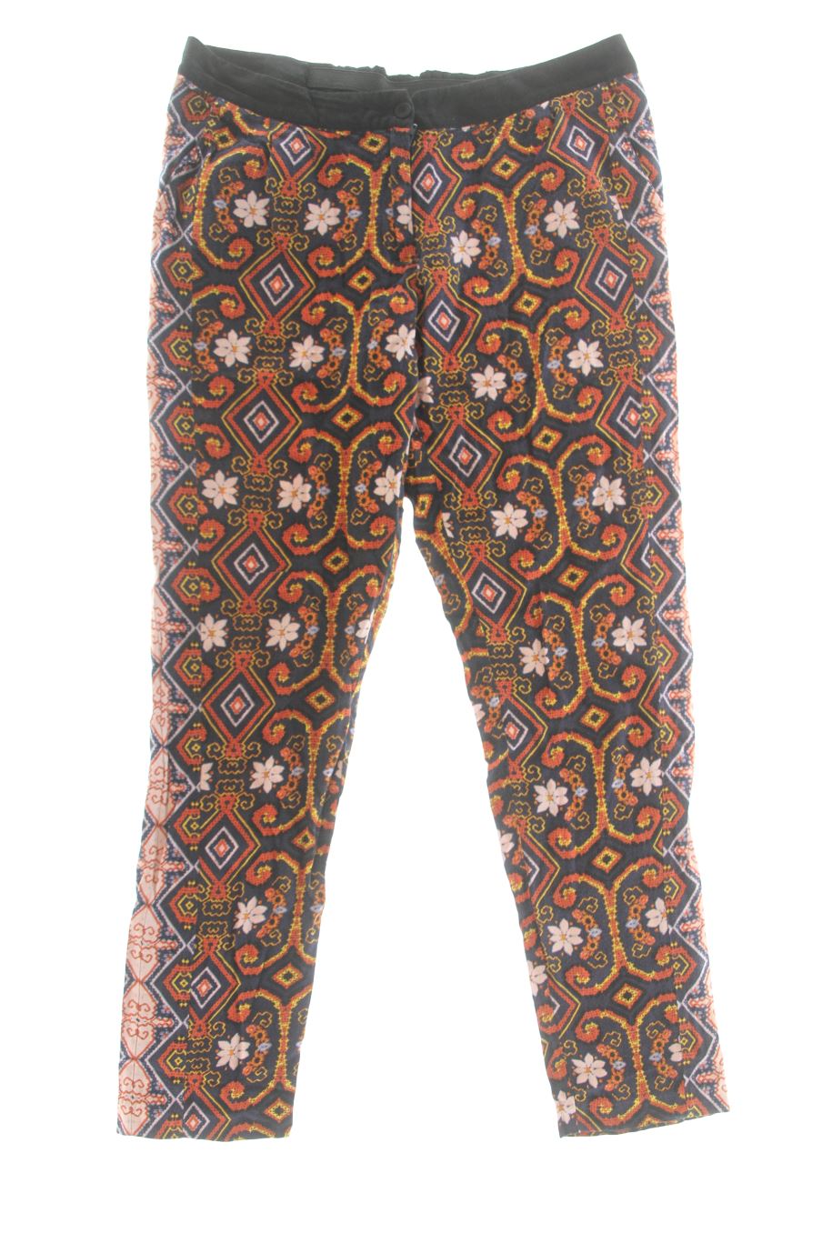Pantalon Casual Naf Naf de la taille 40, de couleur fleurs