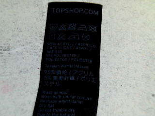 Pull Topshop de la taille 36, de couleur noir