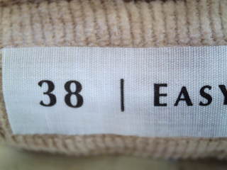 Pantalon Easy wear de la taille 38, de couleur beige