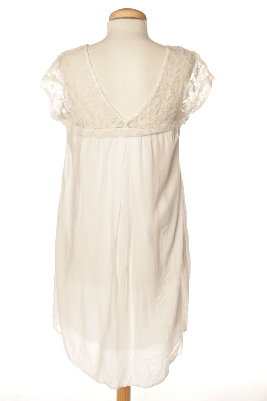 Robe casual La redoute de la taille 34, de couleur blanc