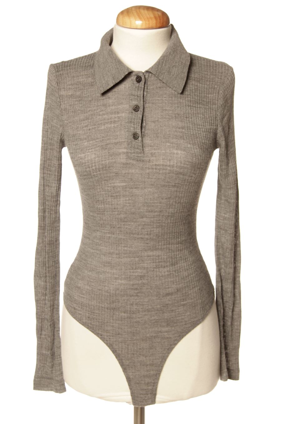 Body de Zara de la talla S, de color gris