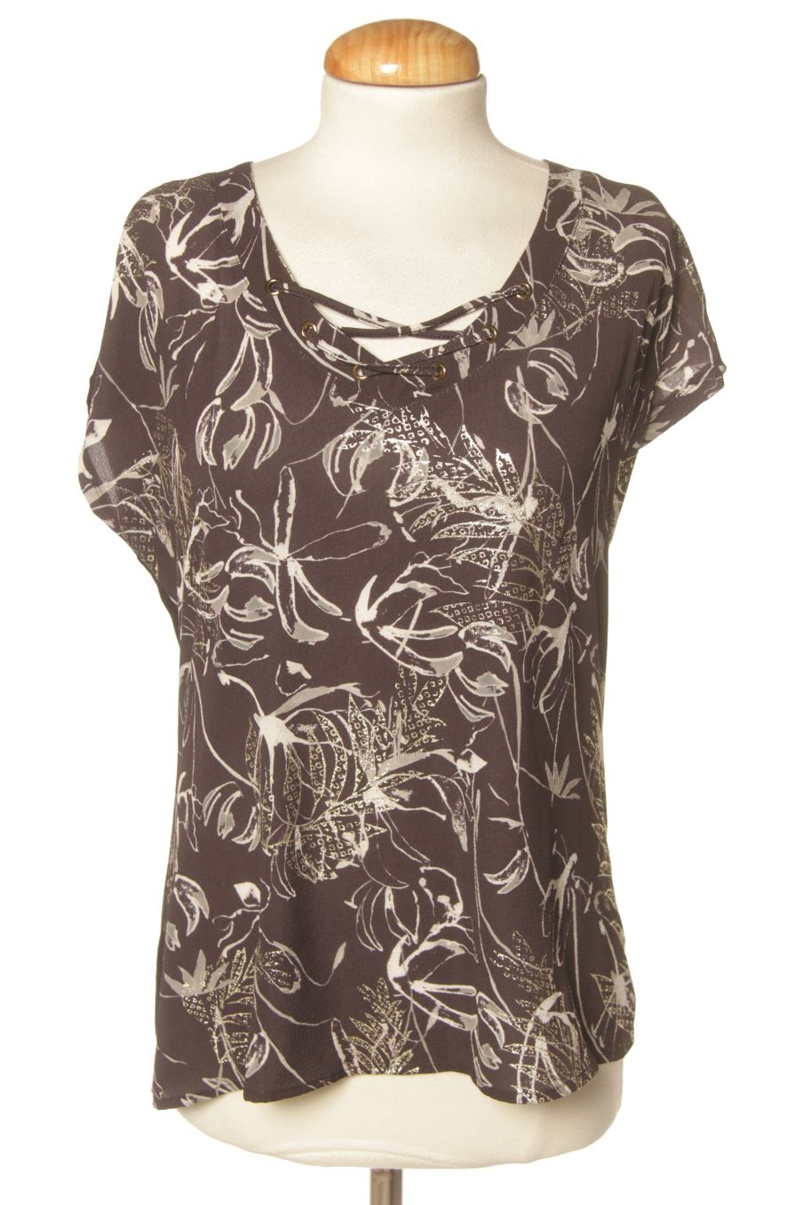 Blusa de manga corta de Grain de Malice de la talla M, de color estampado