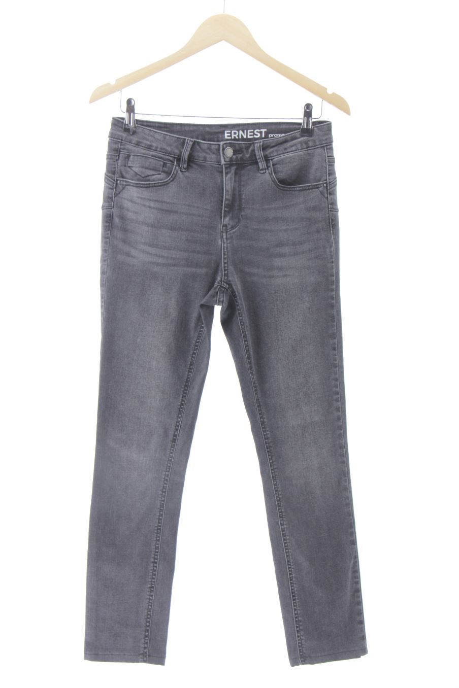 Jeans Promod de la taille 38, de couleur gris de denim