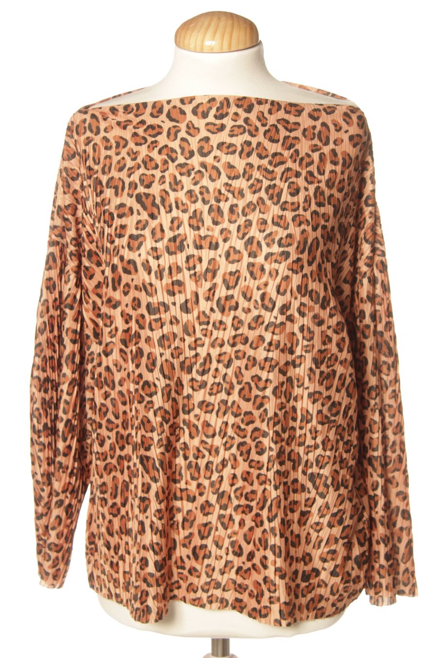 Langärmelige Bluse von Zara Größe S, Farbe Animal print, für