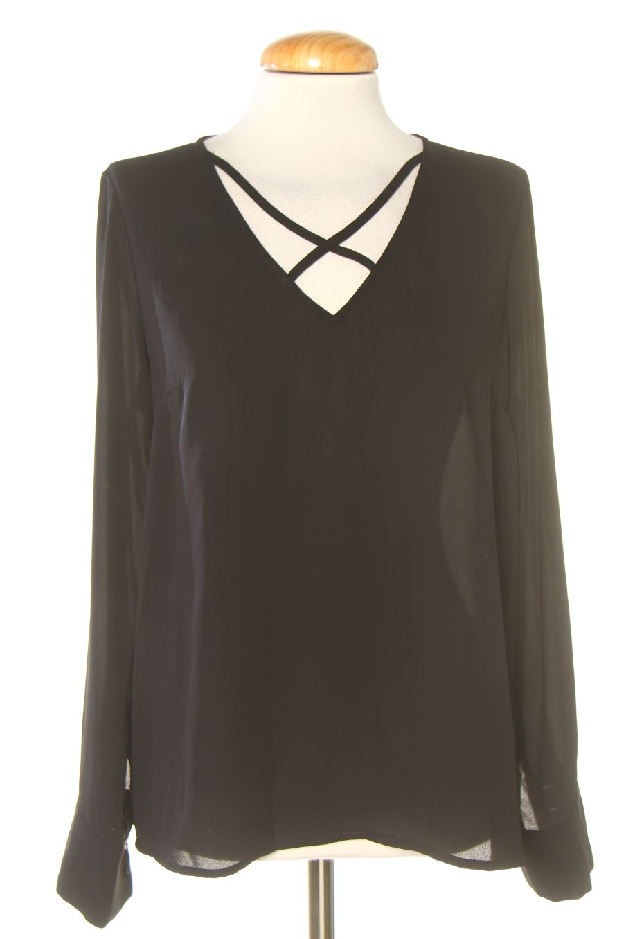 Blouse à manches longues Pimkie de la taille M, de couleur noir