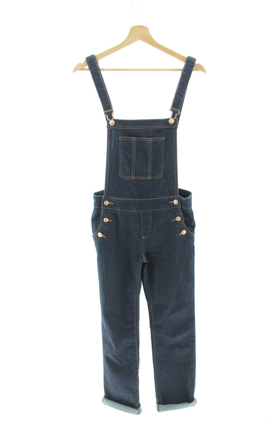 Combinaison Best Mountain de la taille 34, de couleur bleu marine de denim