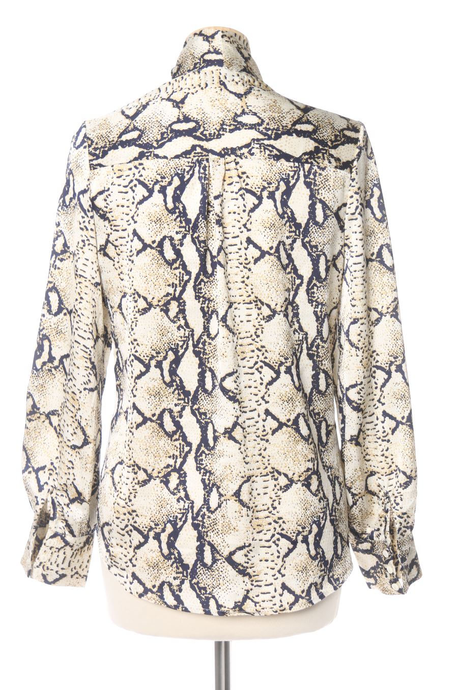 Blouse à manches longues OCTOBER de la taille S, de couleur animal print