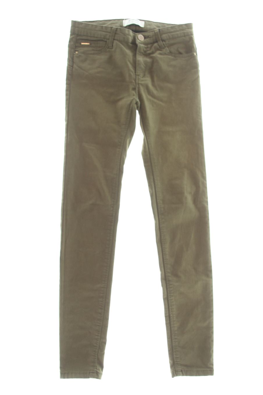 Vaqueros de Stradivarius de la talla 34, de color verde de ropa vaquera