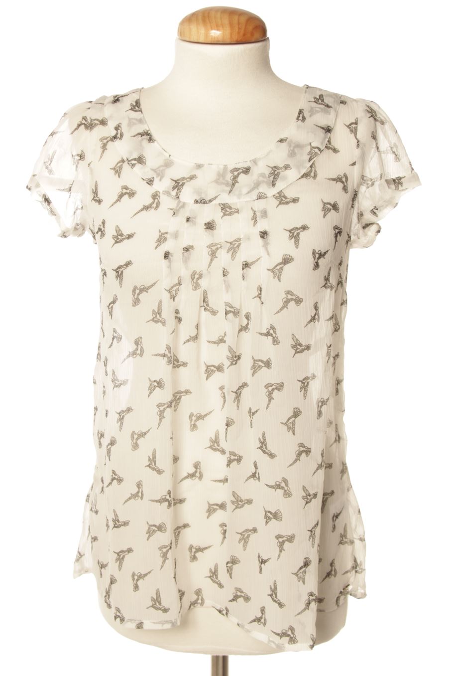 Blouse à manches courtes DDP de la taille XS, de couleur imprimés