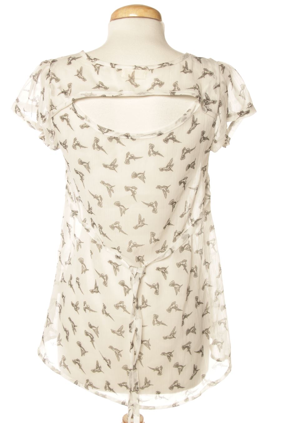 Blouse à manches courtes DDP de la taille XS, de couleur imprimés