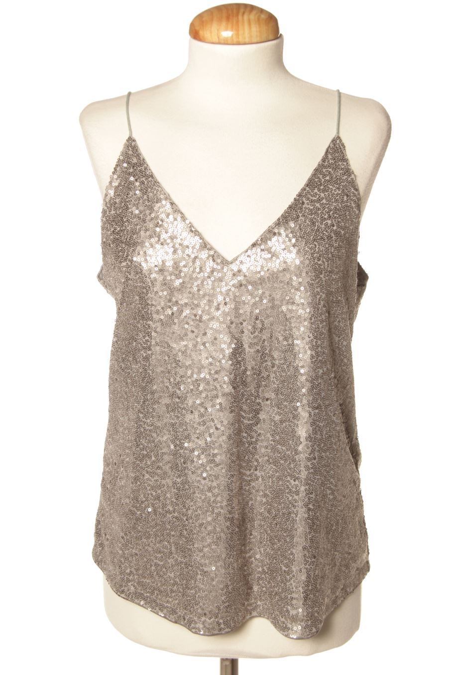Top PERCENTIL de la taille S, de couleur gris