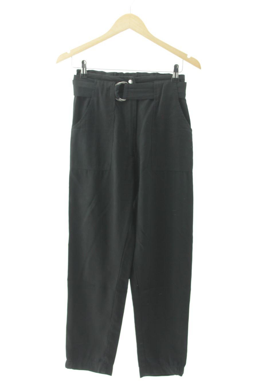 Pantaloni casual de Pull & Bear de la talla M, de color nero