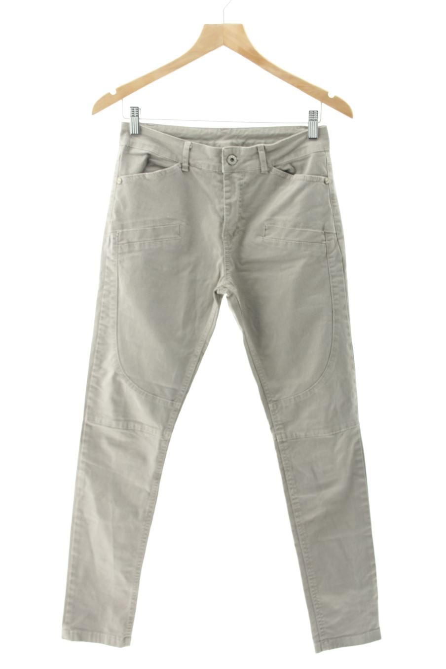 Jeans Made in italy de la taille S, de couleur gris de denim