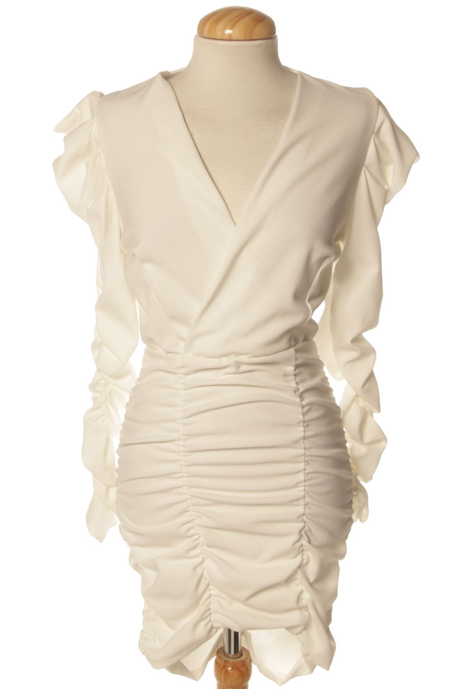Robe casual Made in italy de la taille S, de couleur blanc