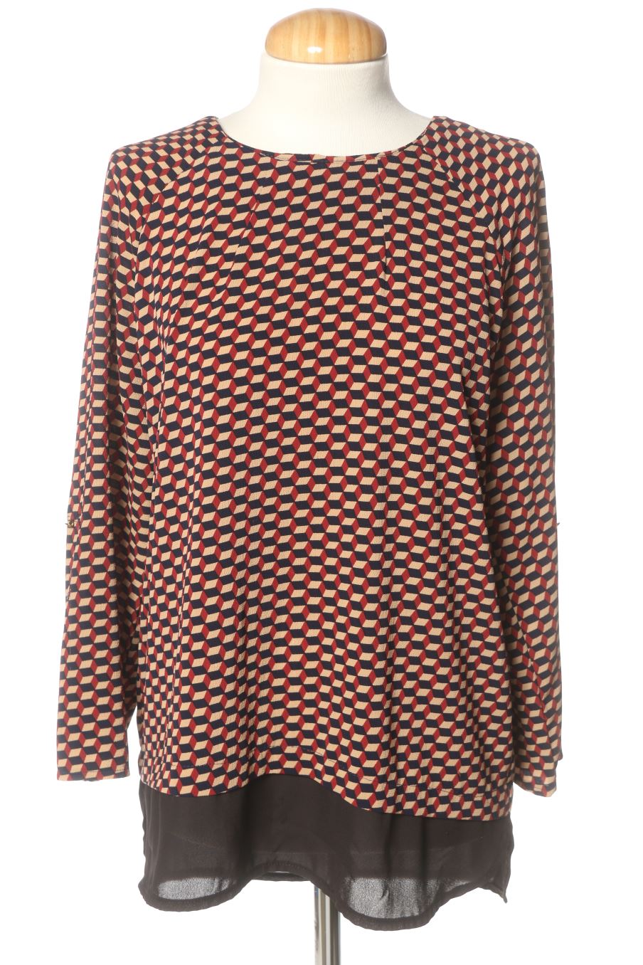 Blusa de manga larga de PERCENTIL de la talla Única, de color estampado