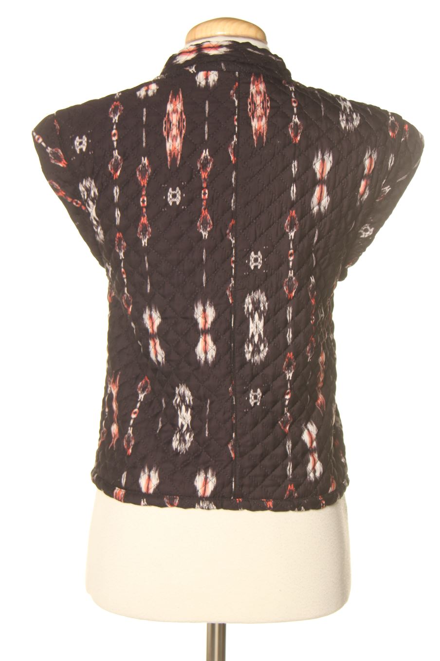 Chaleco de tela de trf (ZARA) de la talla S, de color estampado