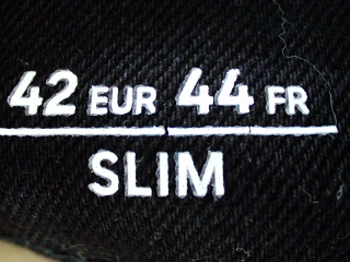 Jeans C&A de la taille 44, de couleur noir de denim
