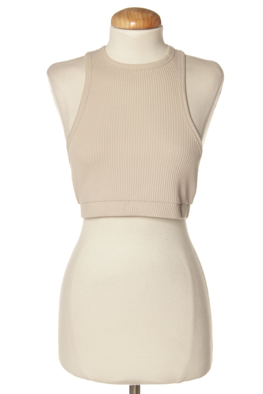 Top de Zara de la talla M, de color beige