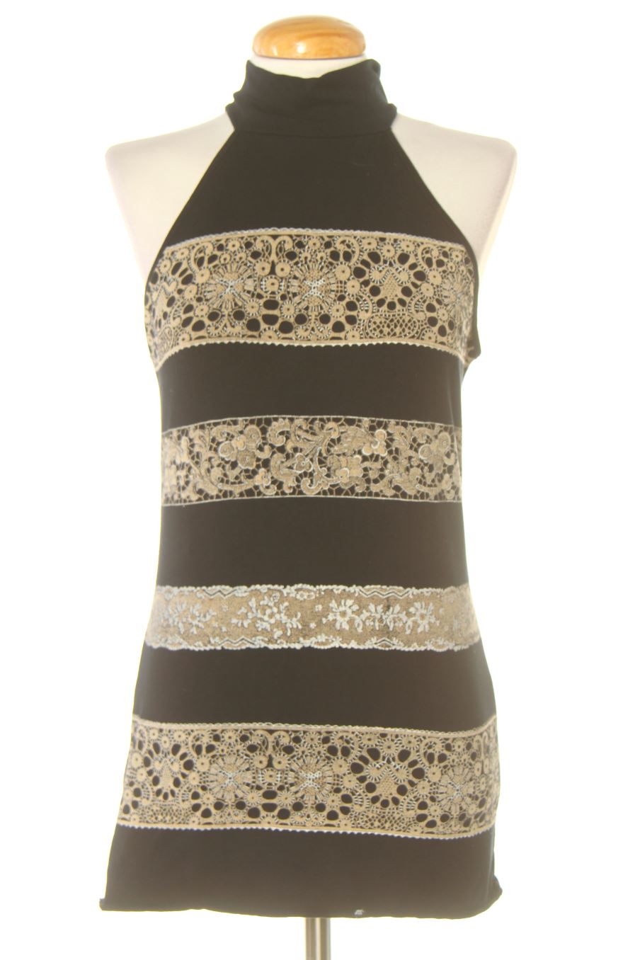 Top de Victorio & Lucchino de la talla L, de color nero