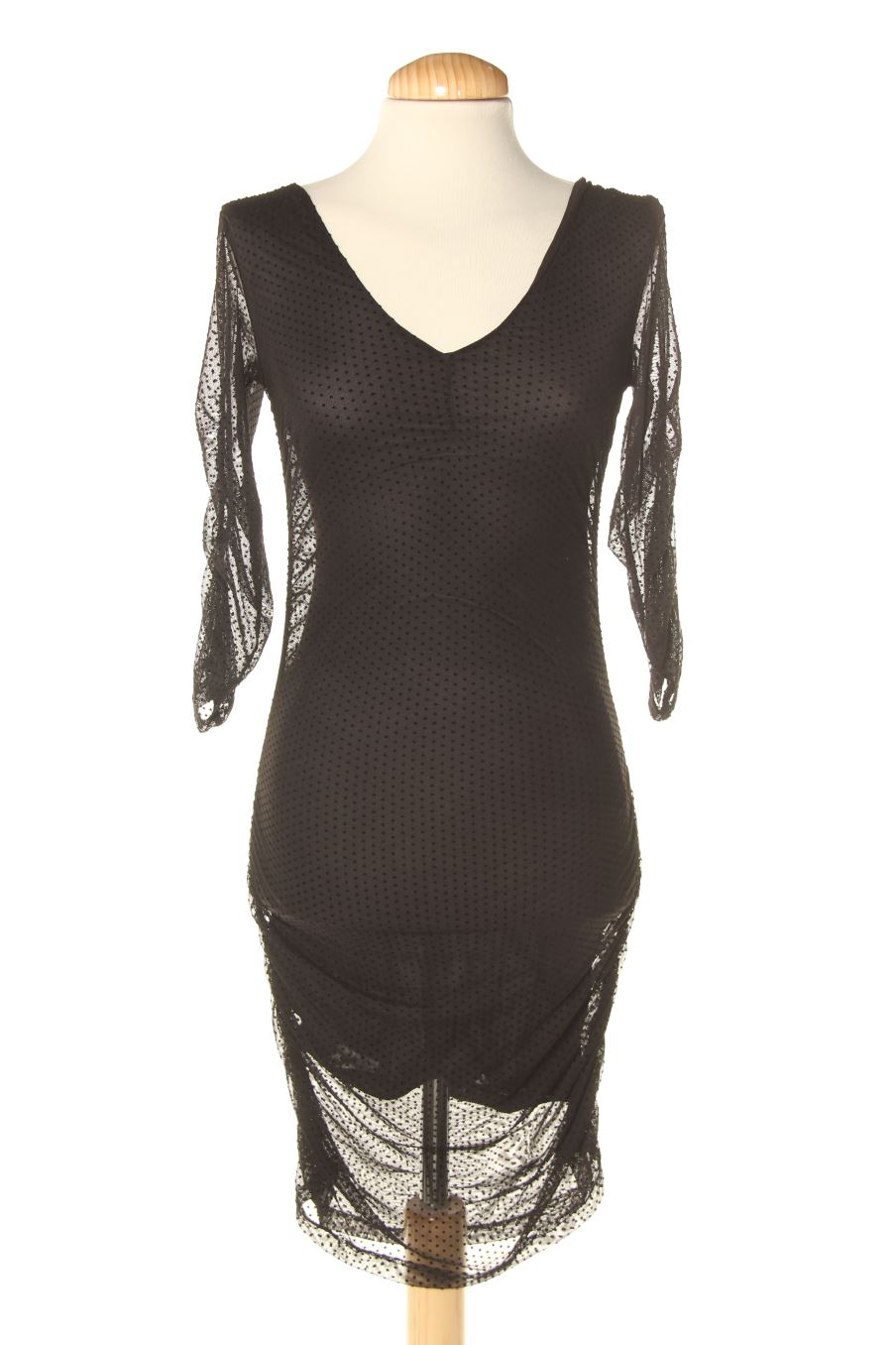 Robe casual Stradivarius de la taille S, de couleur noir