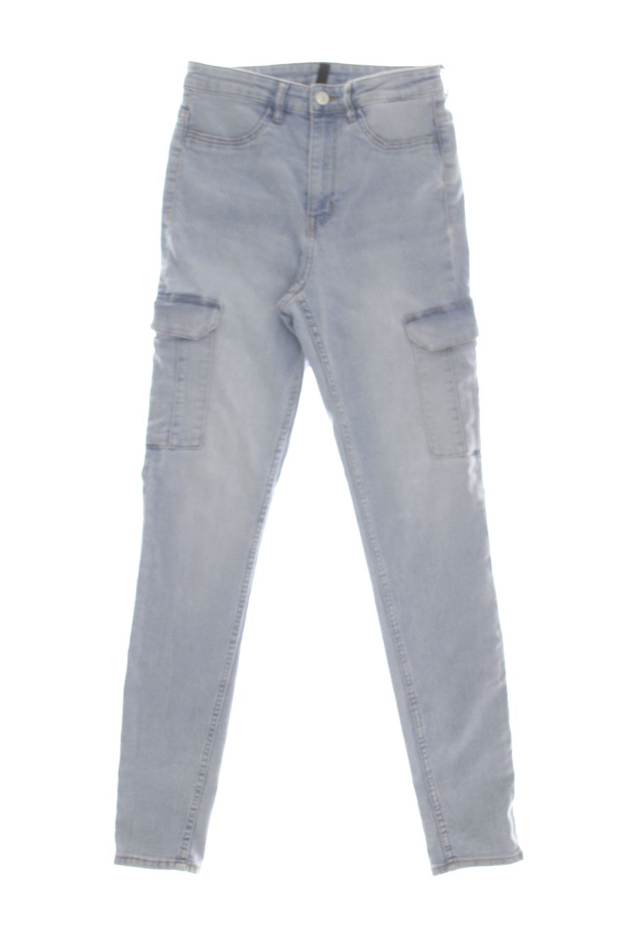 Jeans H&M de la taille 38, de couleur bleu de denim