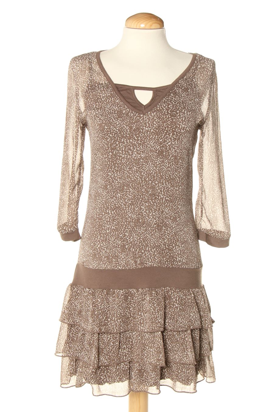 Robe casual Cache cache de la taille 36, de couleur marron