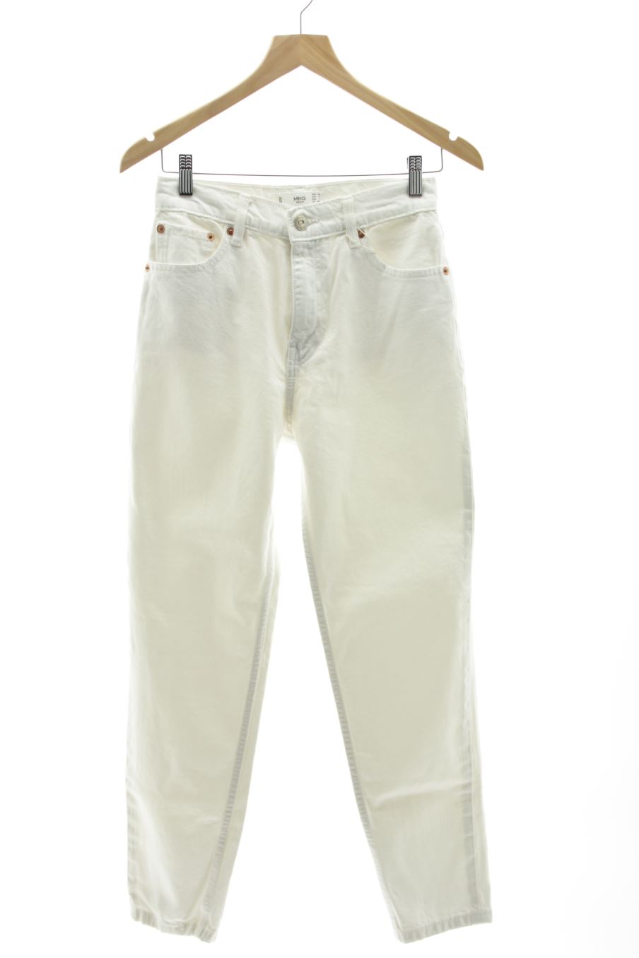Jeans Mango de la taille 36, de couleur blanc de denim