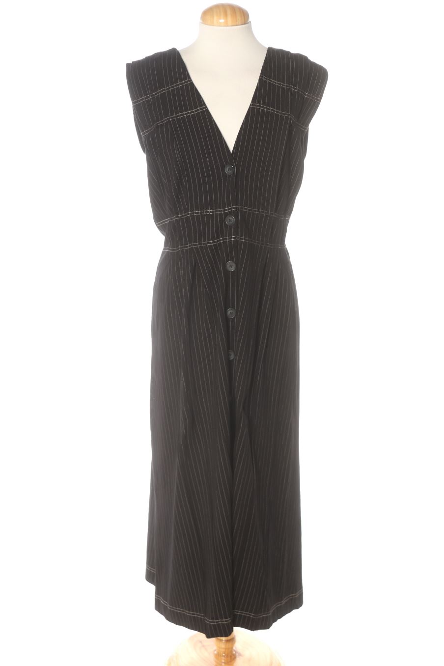 Robe casual Zara de la taille S, de couleur noir