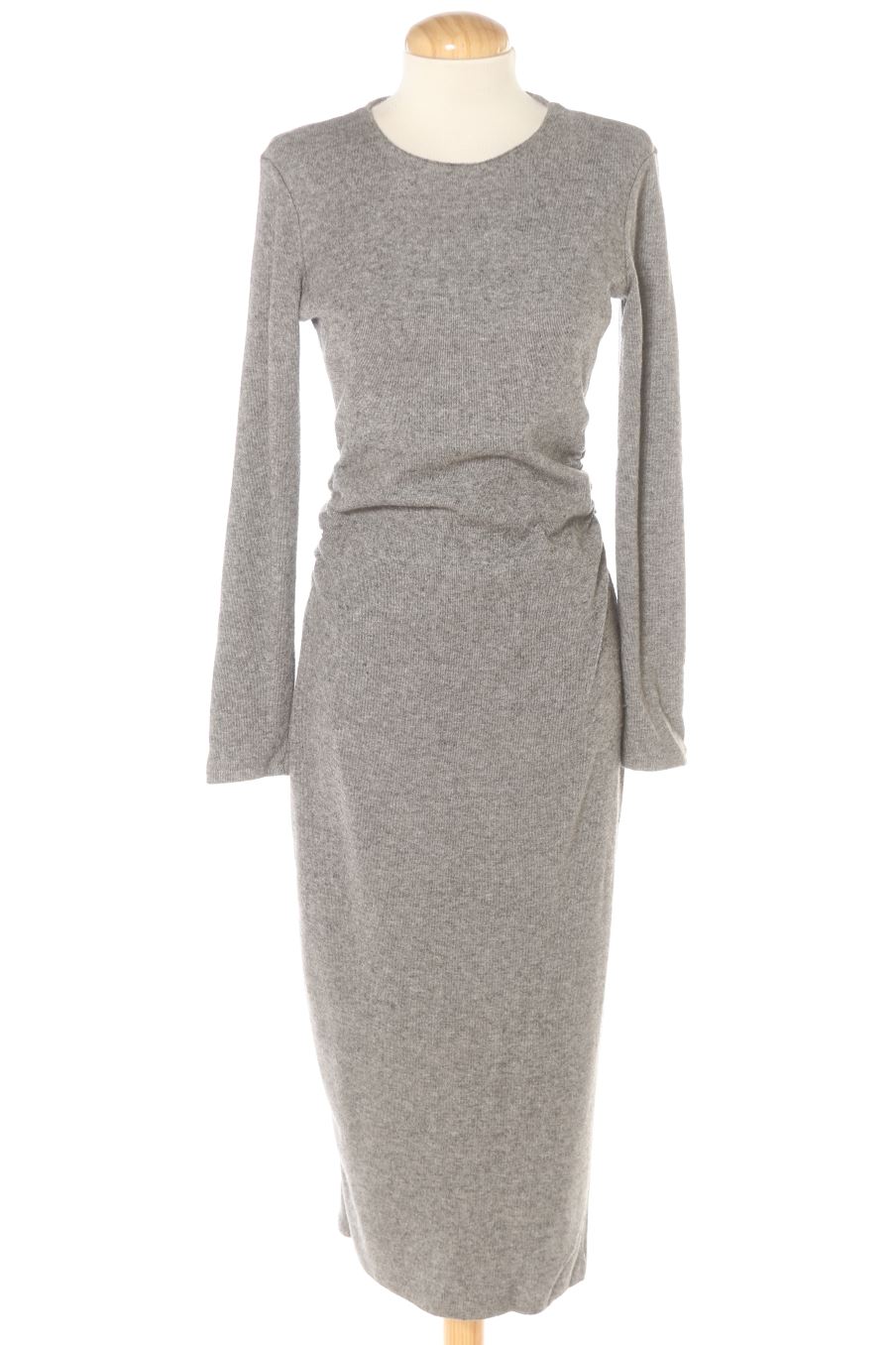Vestido casual de Mango de la talla M, de color gris