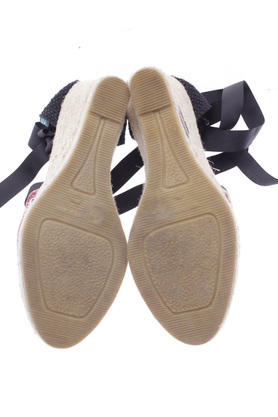 Plataformas de SARAH WORLD de la talla 37, de color negro de