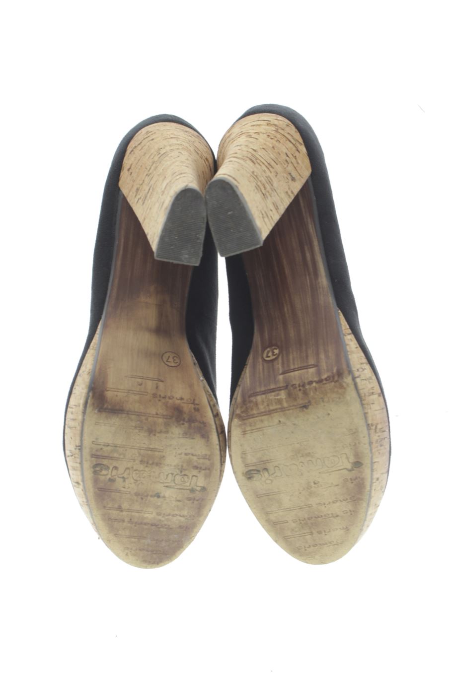 Zapatos de tacon de Tamaris de la talla 37, de color negro de