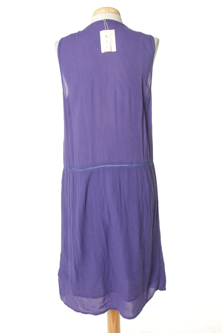 Vestido casual de natura de la talla L, de color azul