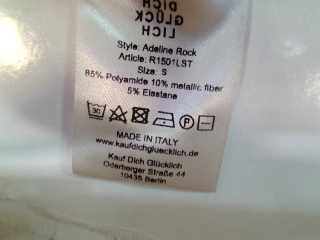 Aufwändiger Rock von Kauf Dich Glucklich Größe S, Farbe Gestreift, für