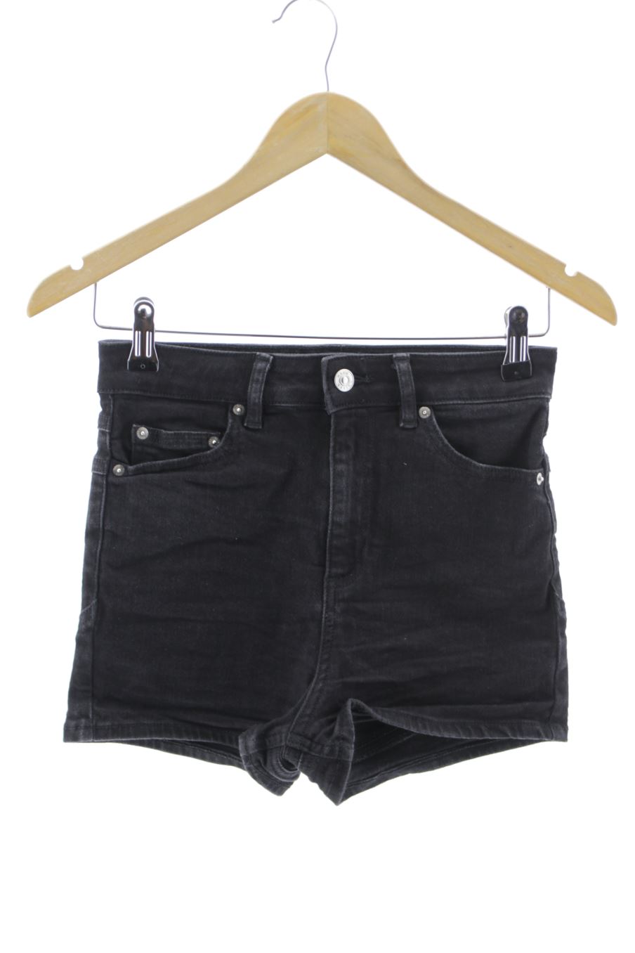 Shorts ASOS de la taille 36, de couleur noir de denim