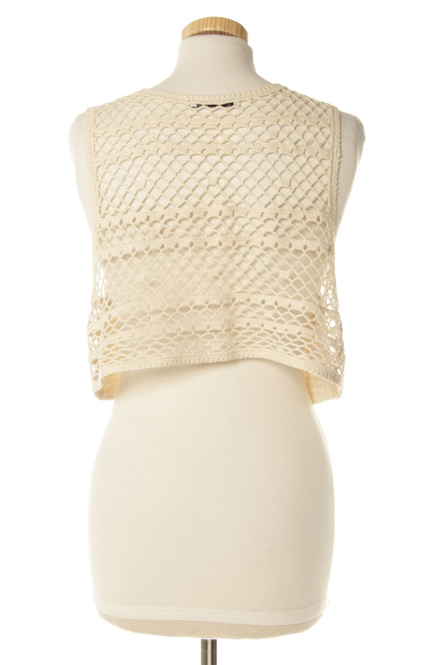 Top Trafaluc de la taille L, de couleur beige